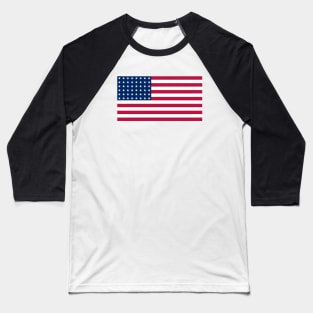 48-star Classic US Flag Baseball T-Shirt